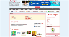 Desktop Screenshot of games.zang.ro